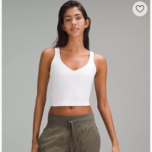 Lululemon White Align Tank Size 4